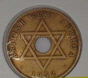 Afrika - Britská západní - 1 penny 1952