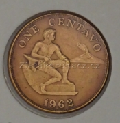 Filipíny - 1 centavo 1962
