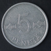 Finsko - 5 penniä 1988