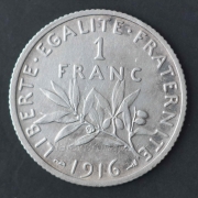 Francie - 1 frank 1916