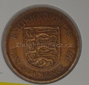 Jersey - 2 new pence 1971