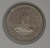 Jersey - 5 pence 1991