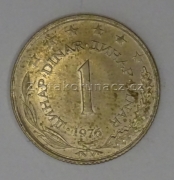 Jugoslávie - 1 dinar 1976