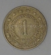 Jugoslávie - 1 dinar 1979
