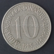 Jugoslávie - 10 dinar 1985