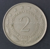 Jugoslávie - 2 dinar 1977