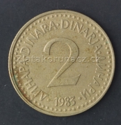 Jugoslávie - 2 dinar 1983