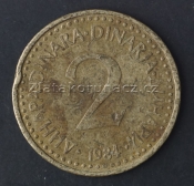 Jugoslávie - 2 dinar 1984