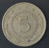 Jugoslávie - 5 dinar 1971
