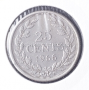 Libérie - 25 cent 1966