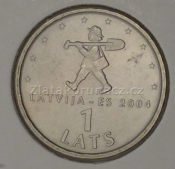 Lotyšsko - 1 lats 2004 EU