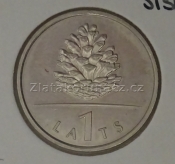 Lotyšsko - 1 lats 2006 šiška