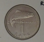Lotyšsko - 1 lats 2008 ryba