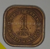 Malaya - 1 cent 1943