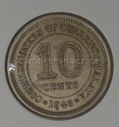 Malaya - 10 cents 1948