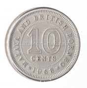 Malaya & Brit. Borneo - 10 cents 1958