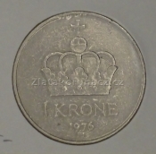 Norsko - 1 krone 1976