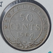 Nový Foundland - 50 cents 1904