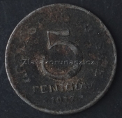 Polsko - 5 fenigow 1917