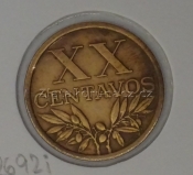 Portugalsko - 20 centavos 1967