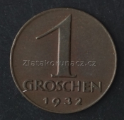 Rakousko - 1 groschen 1932