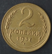 Rusko - 2 kopějka 1937