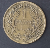 Tunis - 1 frank 1921 (1340)