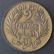 Tunis - 2 frank 1921 (1340)