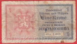 1 Koruna 1940 D 069