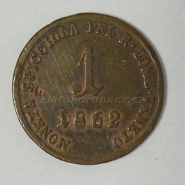 1 soldo F.J.I.-1862 V