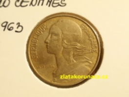 Francie - 20 centimes 1963