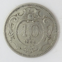 10 haléř F.J.I.-1893