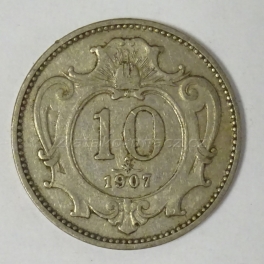 10 haléř F.J.I.-1907