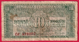 10 Kčs 1950 Cd