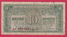 10 Kčs 1950 Lc
