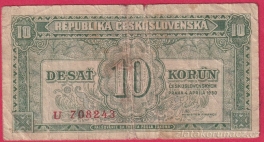 10 Kčs 1950 U