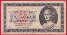 100 Kčs 1945 C 09