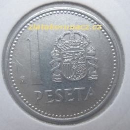 Španělsko - 1 peseta 1984