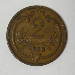 2 haléř F.J.I.-1898