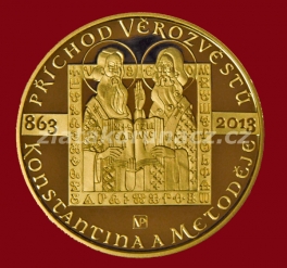 2013 - 10 000 Kč - Příchod věrozvěstů Konstantina a Metoděje