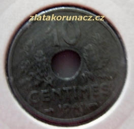 Francie - 10 centimes 1941 Etat...