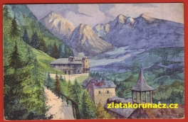 Vysoké Tatry, pohled z Hrebienka umělecká
