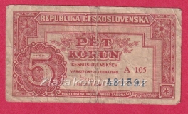 5 Kčs 1949 A 105