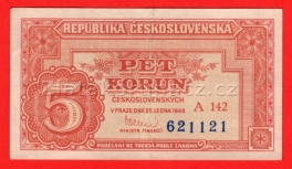5 Kčs 1949 A 142