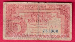 5 Kčs 1949 A 81
