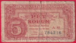 5 Kčs 1949 A 88