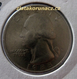 USA - 1/4 dollar 1988 P