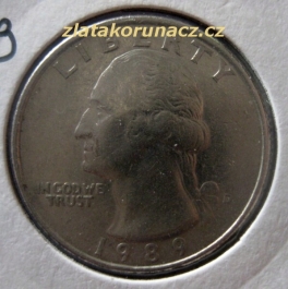 USA - 1/4 dollar 1989 D