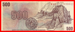 Československo - 500 korun 1973 W 15