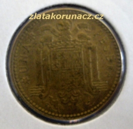 Španělsko - 1 peseta 1953 (61)